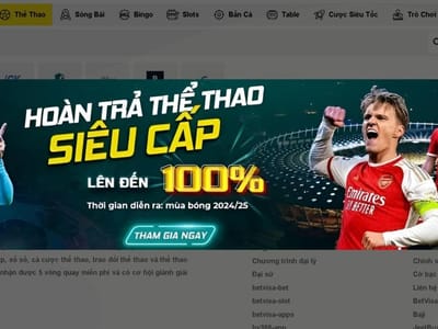 Bet100 App Interface - Sports Betting